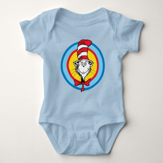 Dr. Seuss | Kat in het Pet Hoofd Graphic Romper (Voorkant)