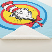 Dr. Seuss | Kat in het Pet Hoofd Graphic Sherpa Deken (3/4)