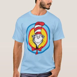Dr. Seuss Kat in het Pet Hoofd Graphic T-shirt