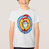 Dr. Seuss | Kat in het Pet Hoofd Graphic Tri-Blend Shirt (Voorkant)