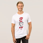 Dr. Seuss | Kat in het Pet Hoofd - Tri-Blend Shirt (Voorkant volledig)