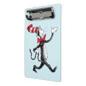 Dr. Seuss | Kat in het Pet Kattenwandeling Mini Klembord (Angled2)