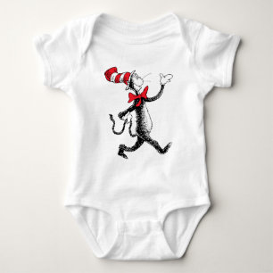 Dr. Seuss   Kat in het Pet Kattenwandeling Romper