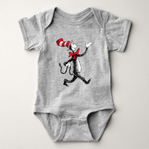 Dr. Seuss   Kat in het Pet Kattenwandeling Romper
