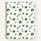 Dr. Seuss | Kat in het Pet Klaverpatroon Notitieboek (Voorkant)