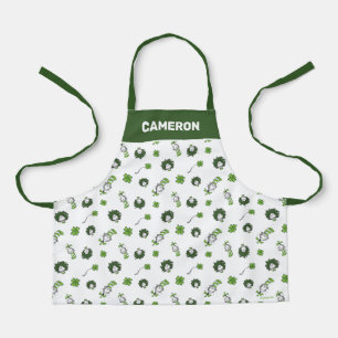 Dr. Seuss Kat in het Pet Klaverpatroon Schort