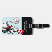 Dr. Seuss | Kat in het Pet & Krinklebine Bagagelabel (Voorkant horizontaal)