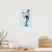 Dr. Seuss | Kat in het Pet & Krinklebine Poster (Keuken)