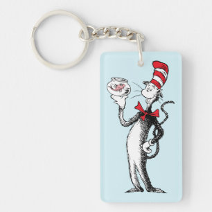 Dr. Seuss   Kat in het Pet & Krinklebine Sleutelhanger
