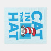 Dr. Seuss | Kat in het Pet Logo Fleece Deken (Voorkant (Horizontaal))