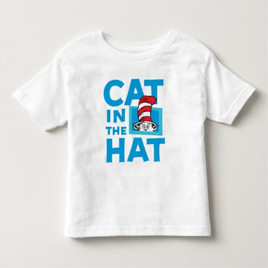 Dr. Seuss | Kat in het Pet Logo Kinder Shirts (Voorkant)