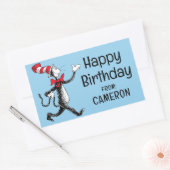 Dr. Seuss | Kat in het Pet  Logo Rechthoekige Sticker (Envelop)