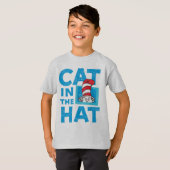 Dr. Seuss | Kat in het Pet Logo T-shirt (Voorkant volledig)