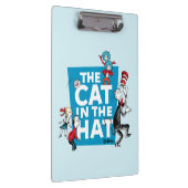 Dr. Seuss | Kat in het Pet Logo - Tekens Klembord (Rechts)