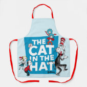 Dr. Seuss | Kat in het Pet Logo - Tekens Schort (Voorkant)
