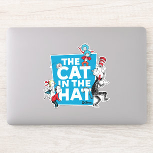 Dr. Seuss   Kat in het Pet Logo - Tekens Sticker