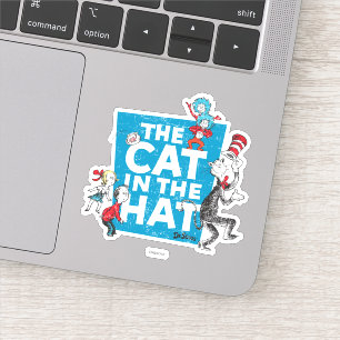 Dr. Seuss   Kat in het Pet Logo - Tekens Sticker