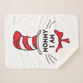 Dr. Seuss | Kat in het Pet - Mama ik ben Sherpa Deken (Voorkant (horizontaal))