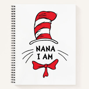 Dr. Seuss   Kat in het Pet - Nana I am Notitieboek
