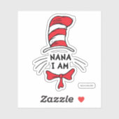 Dr. Seuss | Kat in het Pet - Nana I am Sticker (Vel)
