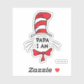 Dr. Seuss | Kat in het Pet - Papa Ik ben Sticker (Vel)