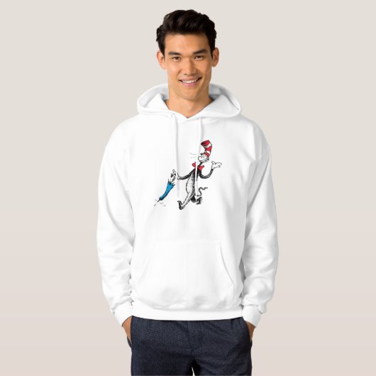 Dr. Seuss | Kat in het Pet Paraplu Walk Hoodie (Voorkant volledig)