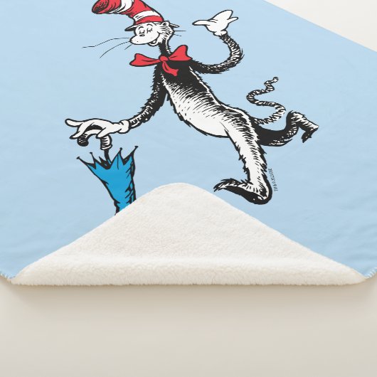 Dr. Seuss | Kat in het Pet Paraplu Walk Sherpa Deken (3/4)