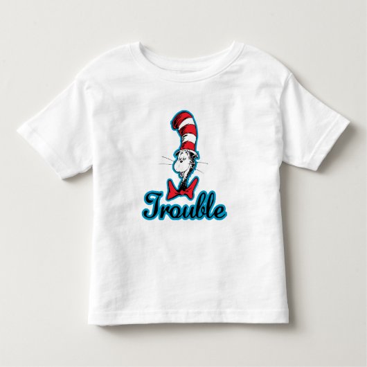 Dr. Seuss | Kat in het Pet Problemen Kinder Shirts (Voorkant)