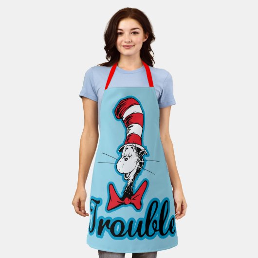 Dr. Seuss | Kat in het Pet Problemen Schort (Gedragen)