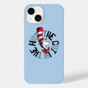 Dr. Seuss Kat in het Pet Ronde kunst Case-Mate iPhone 14 Hoesje