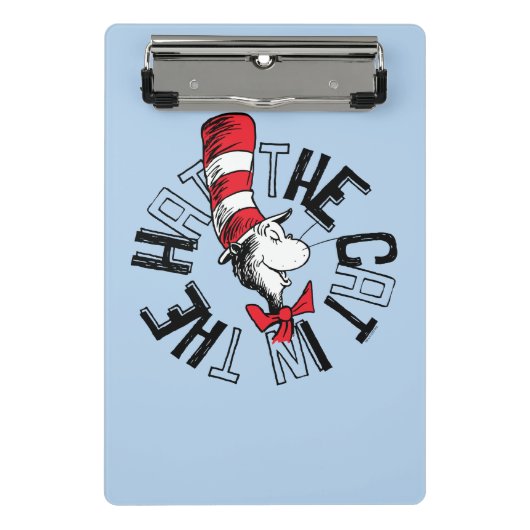 Dr. Seuss | Kat in het Pet Ronde kunst Mini Klembord (Voorkant)