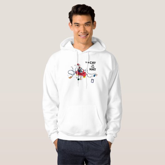 Dr. Seuss | Kat in het Pet ruimt op Hoodie (Voorkant volledig)