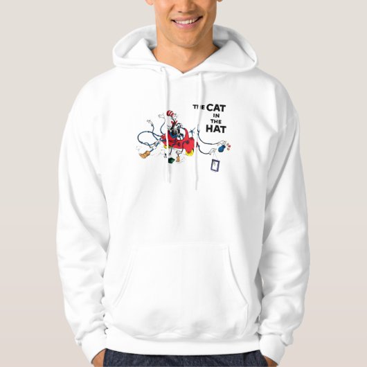 Dr. Seuss | Kat in het Pet ruimt op Hoodie (Voorkant)