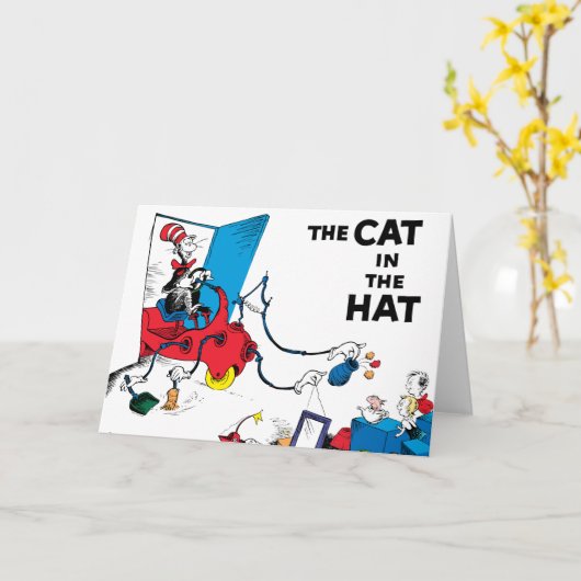 Dr. Seuss | Kat in het Pet ruimt op Kaart (Gele Bloem)