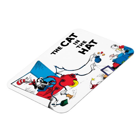 Dr. Seuss | Kat in het Pet ruimt op Magneet (Linkerzijde)