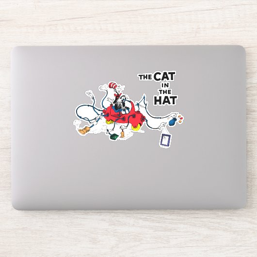 Dr. Seuss | Kat in het Pet ruimt op Sticker (Computer)
