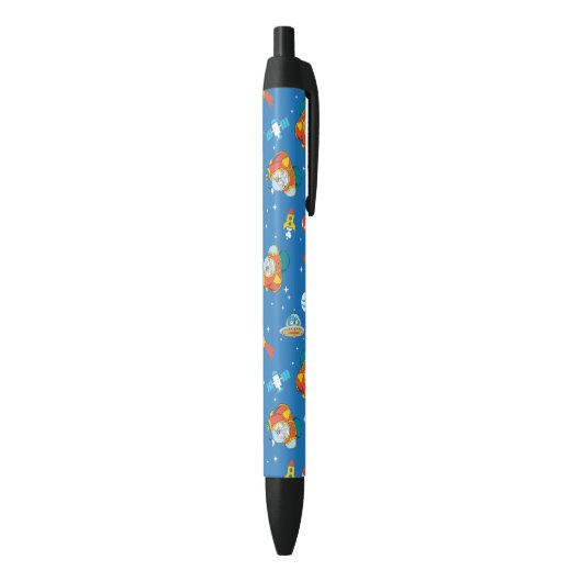 Dr. Seuss | Kat in het Pet Ruimtepatroon Zwarte Inkt Pen (Achterkant (Verticaal))