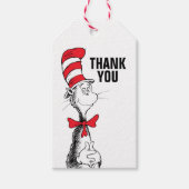 Dr. Seuss | Kat in het Pet Verjaardag Bedankt Cadeaulabel (Voorkant)