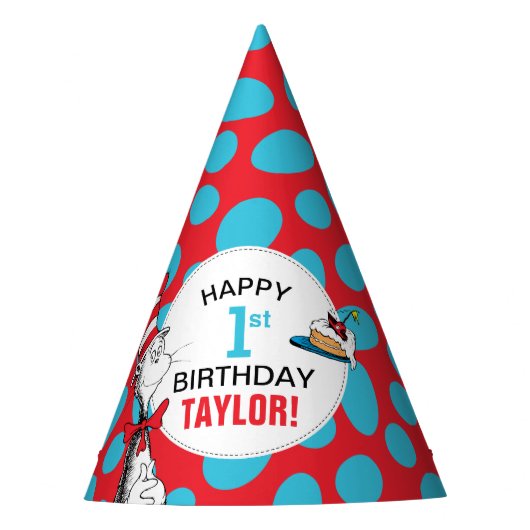 Dr. Seuss | Katten in het Pet van Birthday Feesthoedjes (Voorkant)