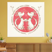 Dr. Seuss | knijpen | Max - Kerstmiscitaat Canvas Afdruk (Insitu (Woonkamer))