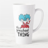 Dr. Seuss | Leraar Het is een kleuterschool ding Latte Mok (Rechts)