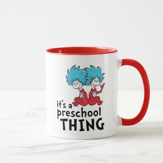 Dr. Seuss | Leraar Het is een kleuterschool ding Mok (Rechts)