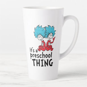 Dr. Seuss Leraar Het Is Een Preschool Ding Latte Mok