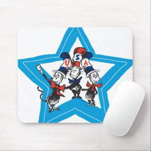 Dr. Seuss Little Cats USA Hats Grafisch Muismat