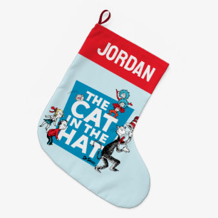 Dr. Seuss Logo Kat in de Hoed - Personages Grote Kerstsok