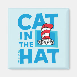 Dr. Seuss Logo van de Kat in de Hoed Magneet