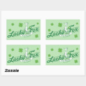 Dr. Seuss | Lucky Fox in zijn Ierse Sokken Rechthoekige Sticker (Vel)