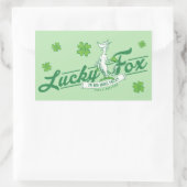 Dr. Seuss | Lucky Fox in zijn Ierse Sokken Rechthoekige Sticker (Tas)