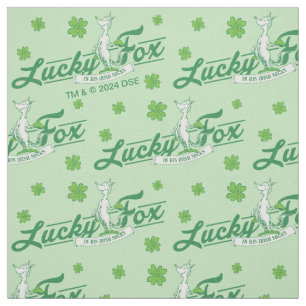 Dr. Seuss Lucky Fox in zijn Ierse sokken Stof