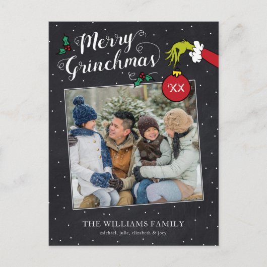 Dr. Seuss | Merry Grinchmas Feestdagenkaart (Voorkant)